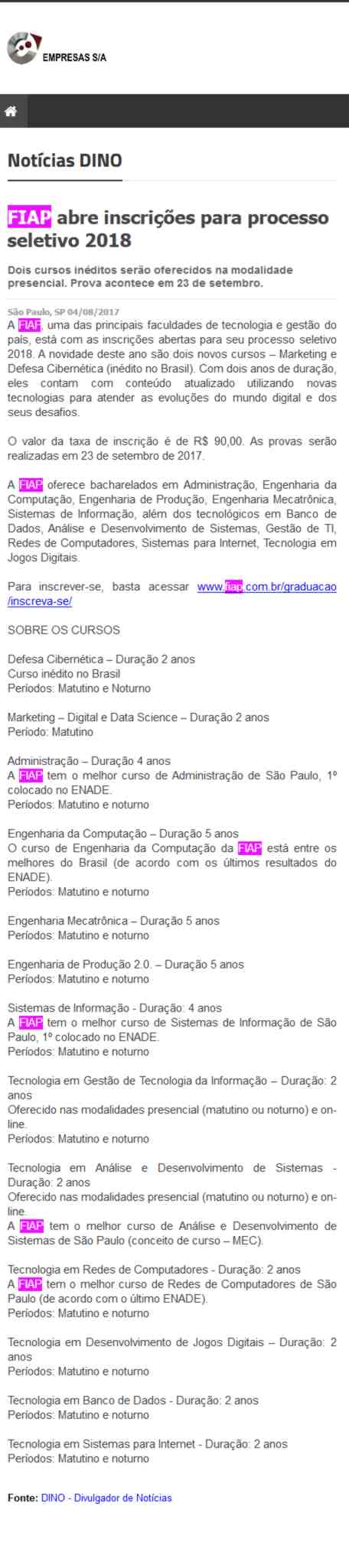 0804 - Site Empresas S-A