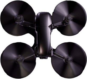 Drone animado que acompanha a rolagem da matriz curricular